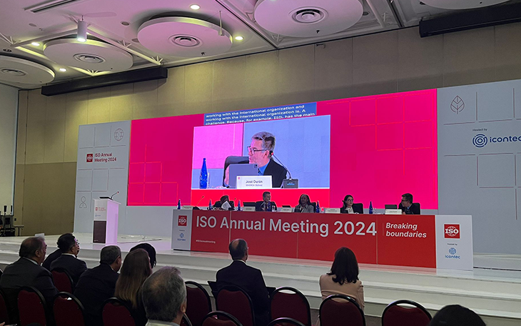 Director Ejecutivo participó de reunión DEVCO en Asamblea Anual ISO 2024